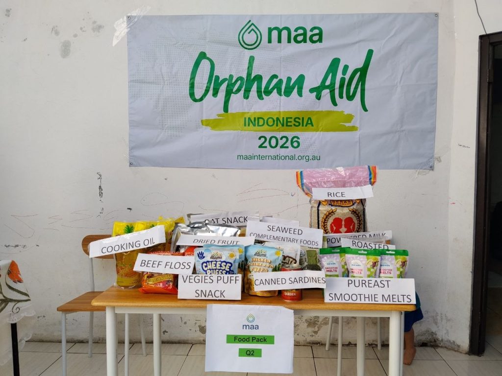 Food pack yang didistribusikan